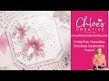 Chloe's Creative Cards How to Use Poinsettia Embossing Folder, Stamp and Die Set with Vellum Pad