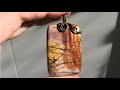 Top Drilled Bead Pendant Wire Wrapped Tutorial Round Wire