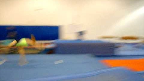 Floor - handspring double full punch front #1.MOV