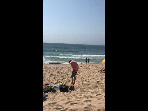 Meco beach (praia) 40 km south of Lisbon Portugal 🇵🇹 .popular nudist