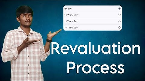 1st 3rd 5th Sem Revaluation Process || Money Cut Ayyayi payment