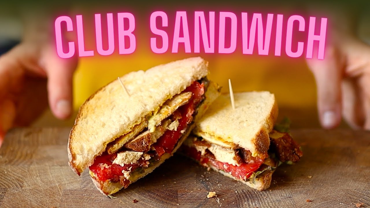 An easy but seriously good vegan Club Sandwich