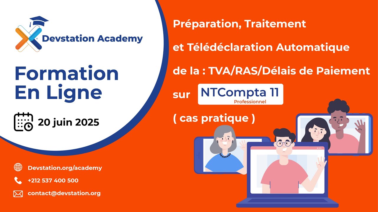 Préparation, Traitement et Télédéclaration Automatique de la TVA/RAS/DP sur NTCompta 11
