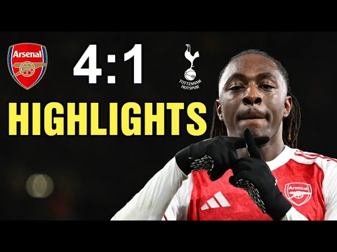 Arsenal Vs Tottenham 4 1 Highlights All Goals Premier League 2025 26 Arsenal Tottenham