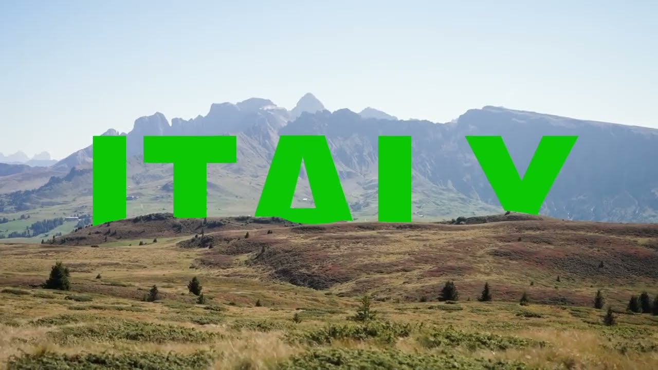 Italy project - Video editing
