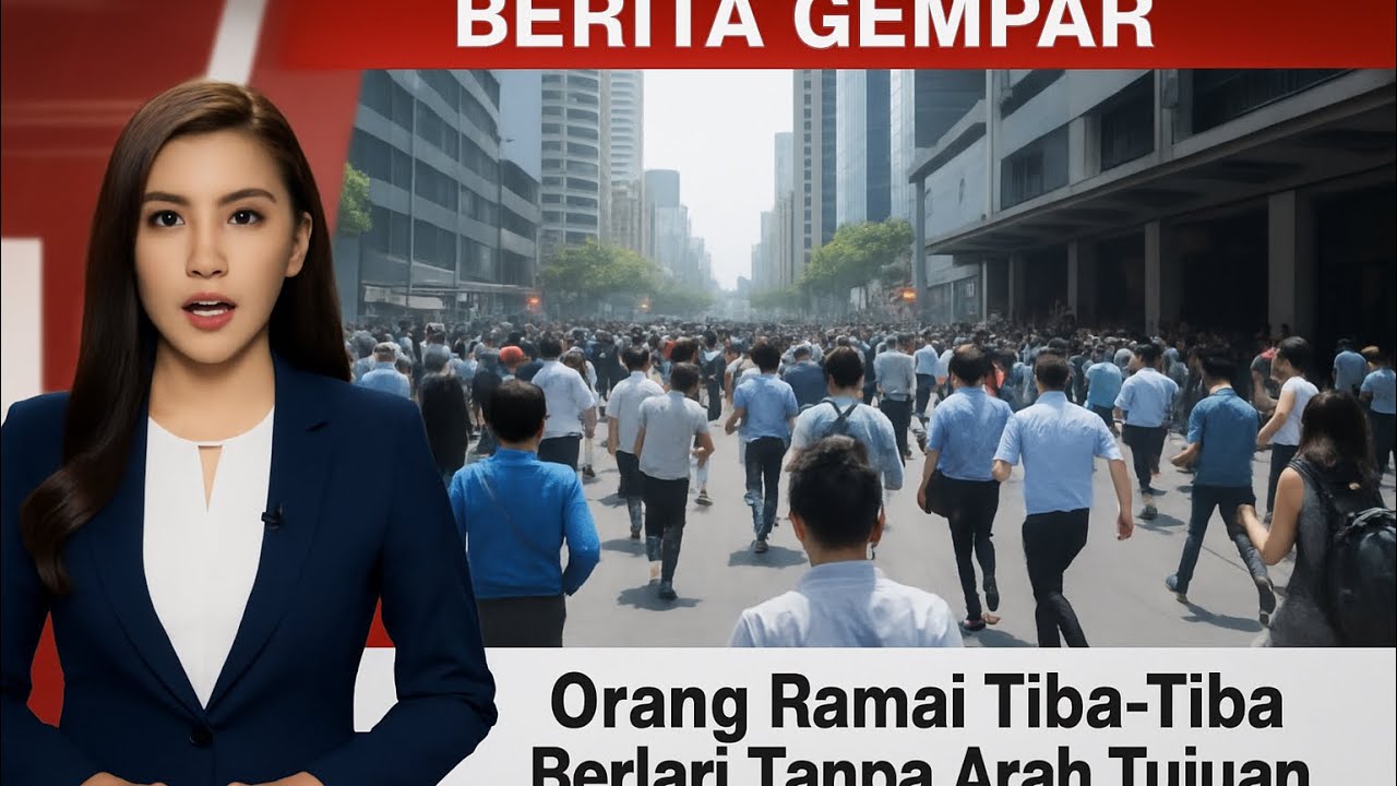 BERITA GEMPAR Orang Ramai Tiba-Tiba Berlari Beramai-ramai - YouTube