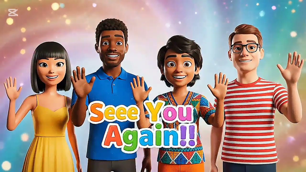 "✨ Say Goodbye with a Fun & Catchy Song! 🌈 The Perfect Goodbye Rhymes for Kids! 🎶"