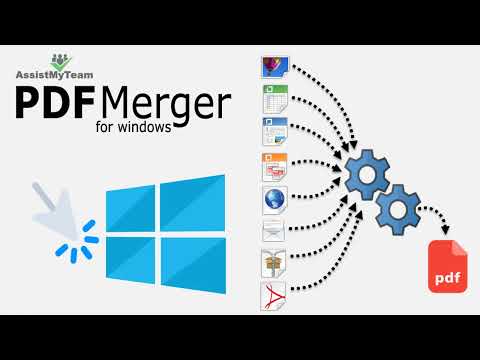 Combine and merge multiple documents to one PDF file - AssistMyTeam.com