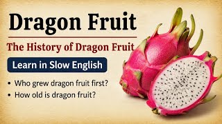 🔥The history of dragon fruit 🍠| Learn English and know about dragon fruit | greaded reader 