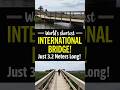 The World’s Shortest International Bridge El Marco, Spain 🇪🇸➡️🇵🇹 Portugal #ytshorts #shorts #facts