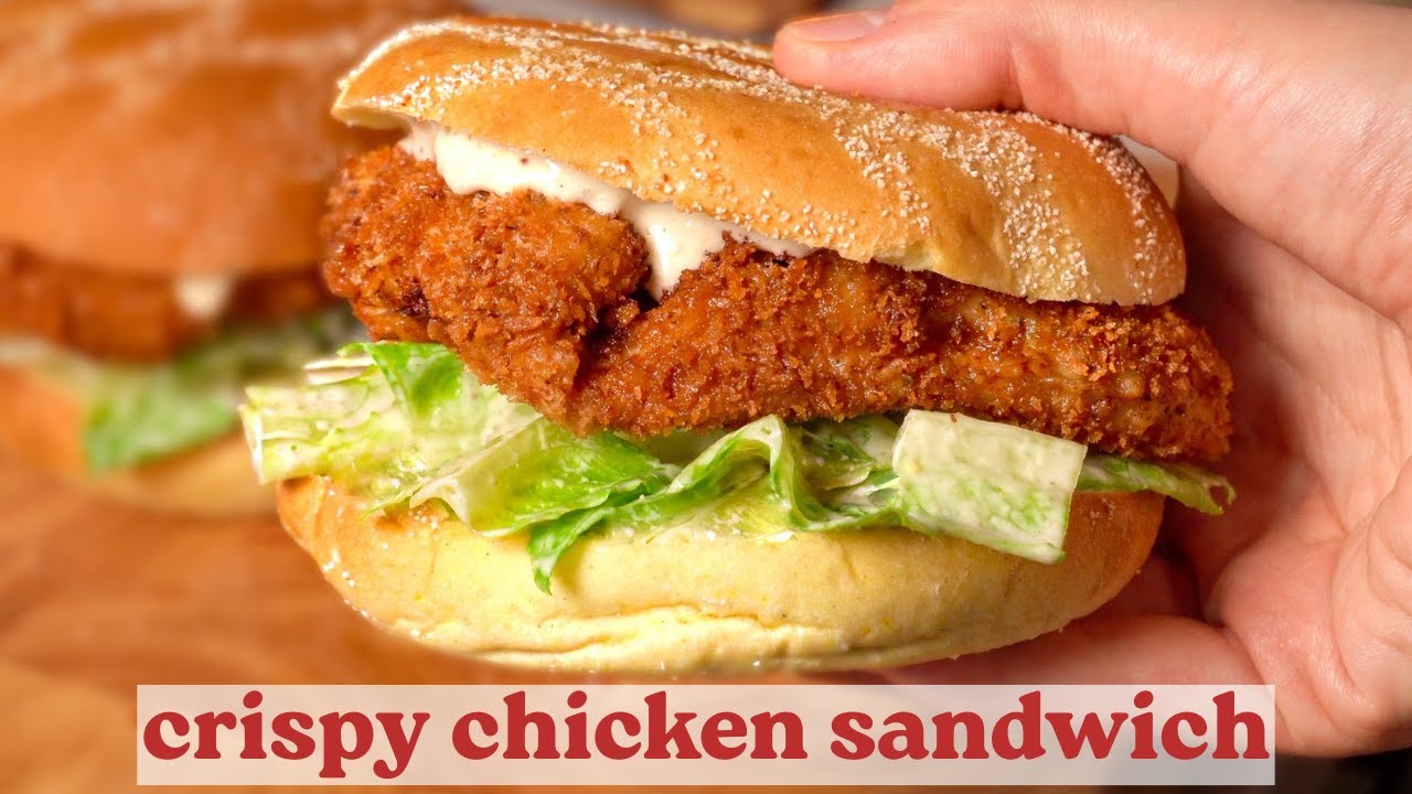 How To Make Crispy Chicken Caesar Sandwich