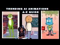 How To Create Trending AI STICKY Animation Videos For Free | I found A free Software they use
