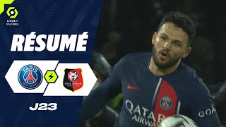PARIS SAINT-GERMAIN - STADE RENNAIS FC (1 - 1) - Résumé - (PSG - SRFC) / 2023-2024