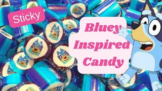 We Made Candy Inspired By BLUEY!!! |Sticky Lollies Handmade Rock|