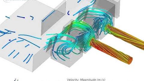 CFD - Pump Intake streamlines