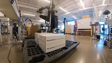 Robotiq Palletizing Solution | Use case | 2 products 2 conveyors