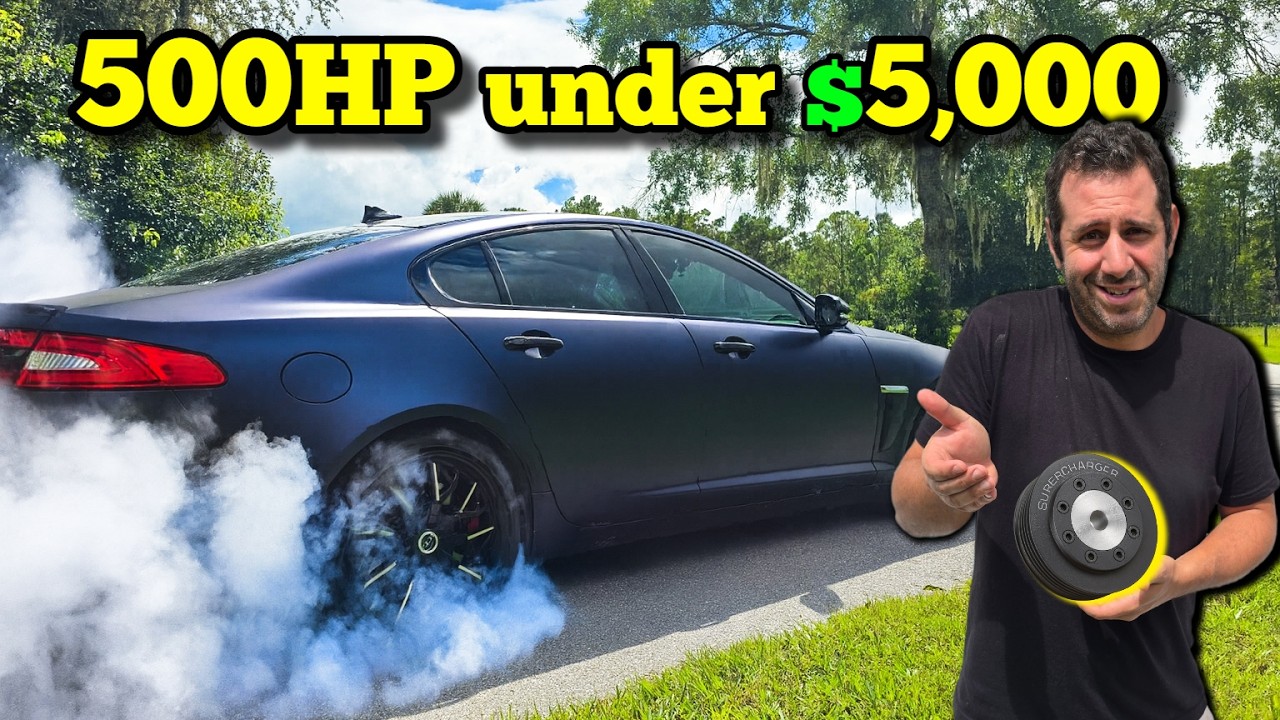 Turning a Junkyard Jaguar into a 500HP Supercharged Sleeper