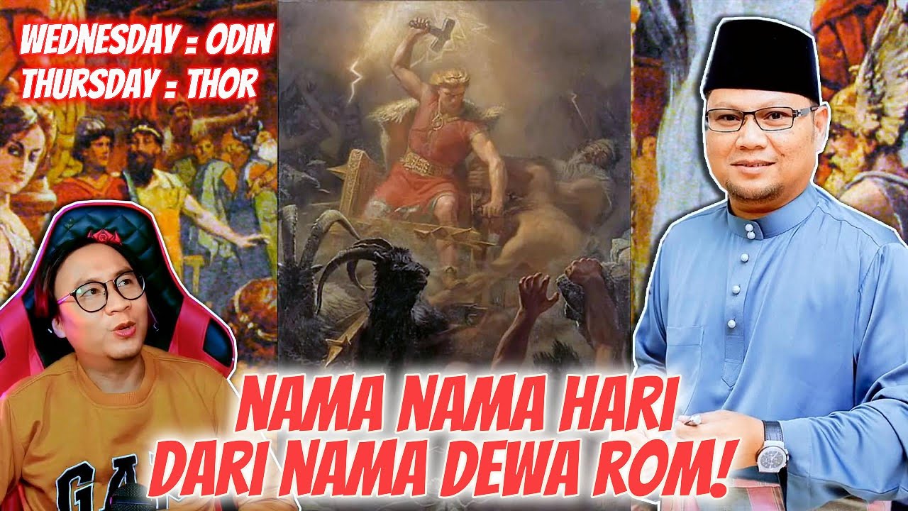 😱Ternyata NAMA NAMA HARI itu DARI NAMA DEWA BANGSA ROM‼️ Ustaz ...