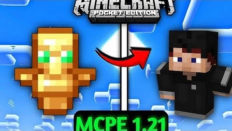 Make Custom Totem skin in Minecraft Pocket Edition 1.21 || Easy steps