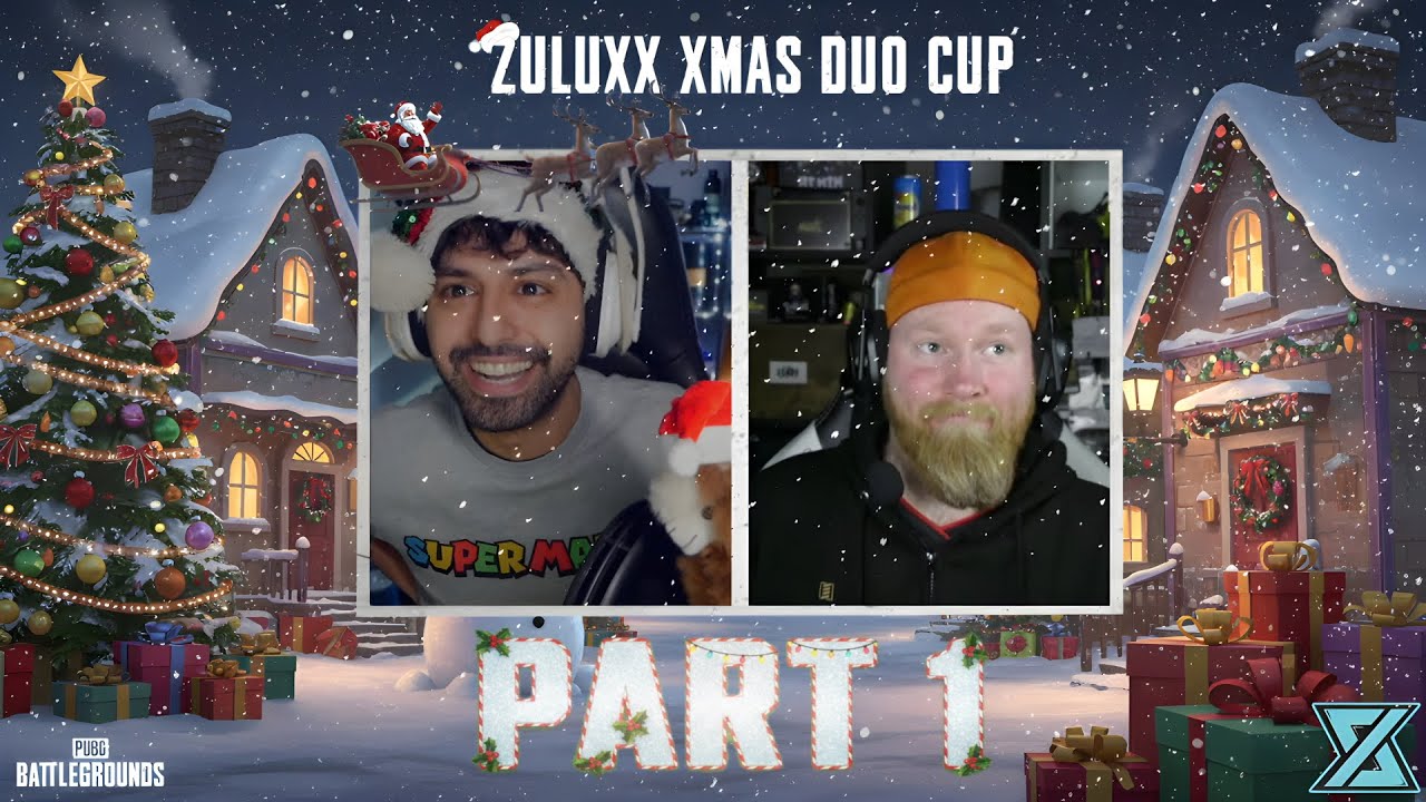 PUBG Xmas Duo Cup Cast Highlights Part 1🎅| Intense Fights & Epic Chicken Dinner!