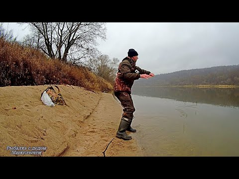 Шанс поймать НАЛИМА. Рыбалка на живца на ОКЕ. Простые донки в ноябре.