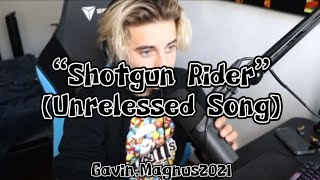 Gavin Magnus “Shotgun Rider” (Unreleased Song Lyrics)