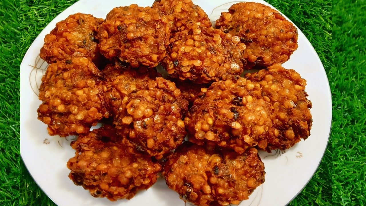 ইফতার স্পেশাল ডাল কোনো রকম বাটা বাটির ঝামেলা ছাড়াই বানিয়ে ফেলুন মুচমুচে ভীষণ টেস্টি ডাল বড়া |