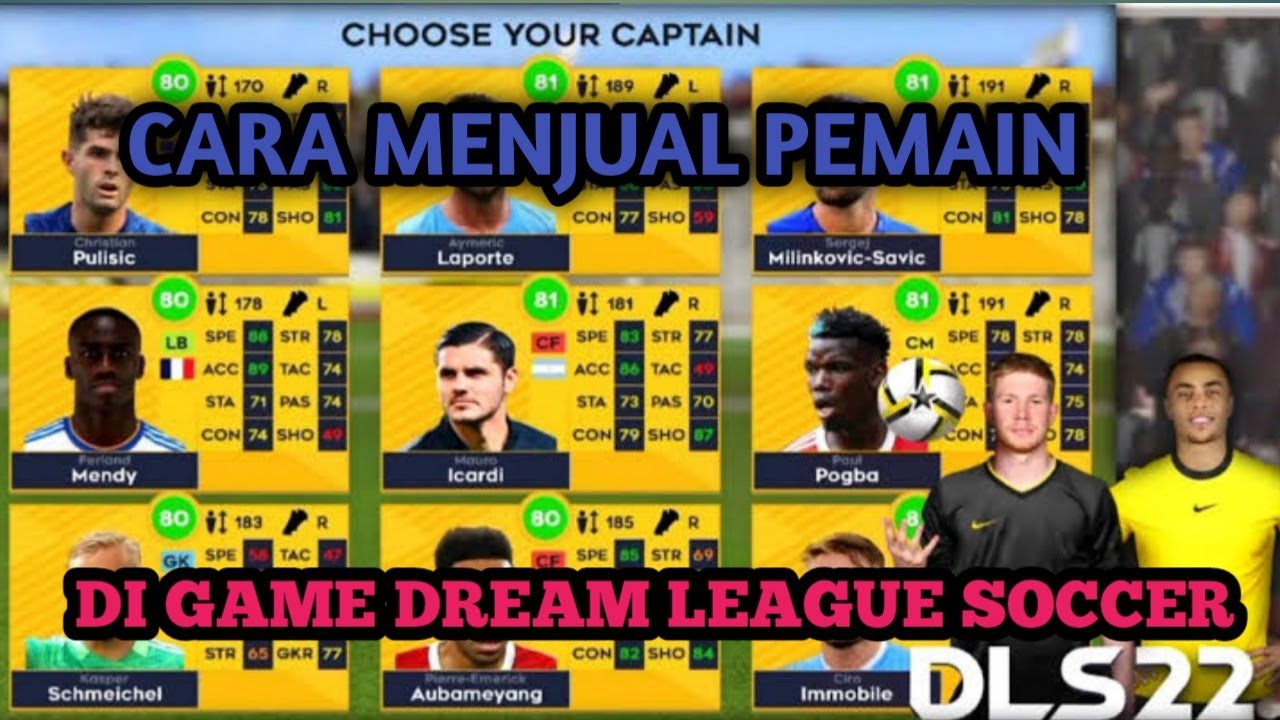 Cara Menjual Pemain Di Game Dream League Soccer (DLS) Di