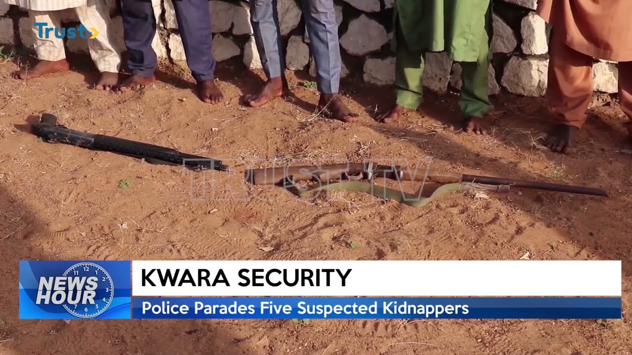 KWARA SECURITY: Police Parades Five Suspected Kidnappers | TRUST TV