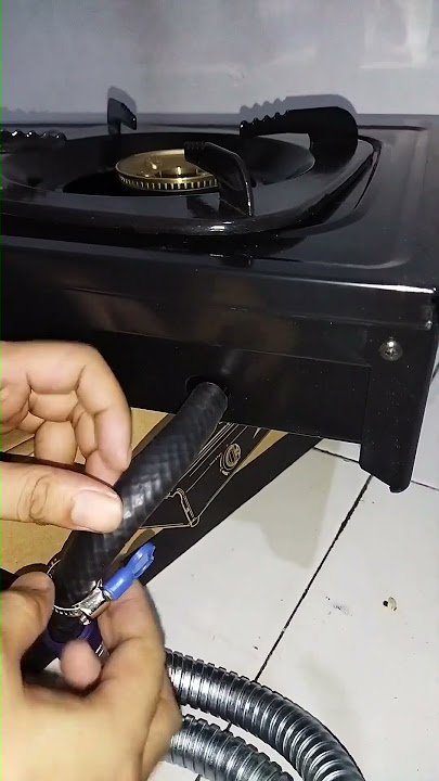 cara memasang selang pada kompor gas