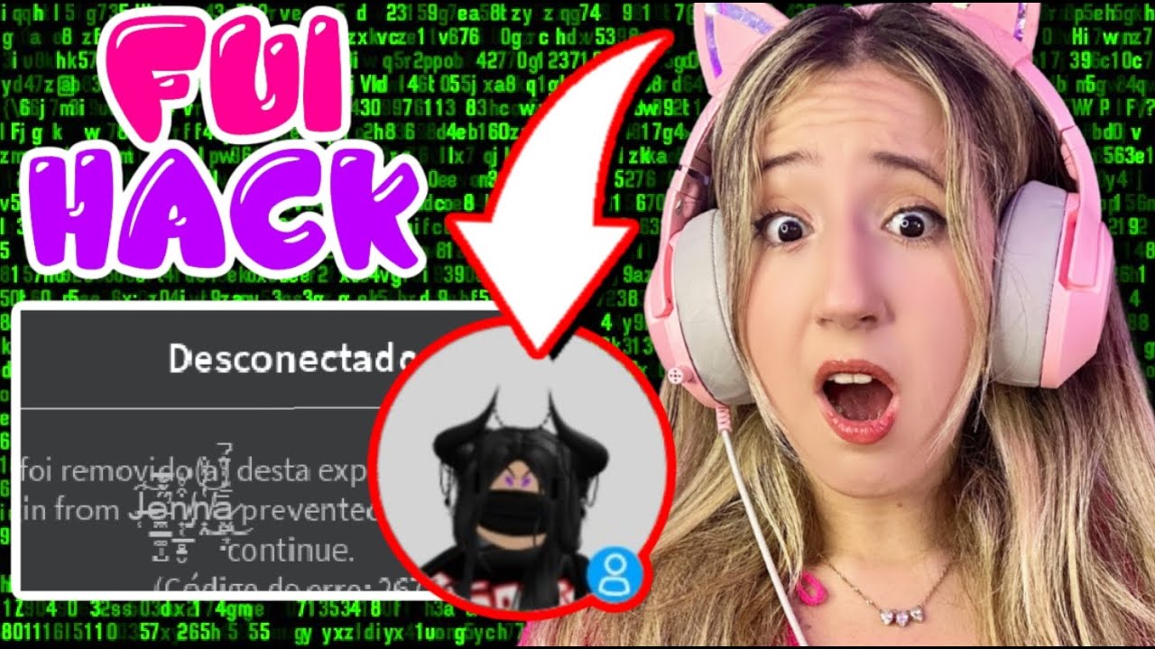 Eu FUI HACKEADA no ROBLOX??