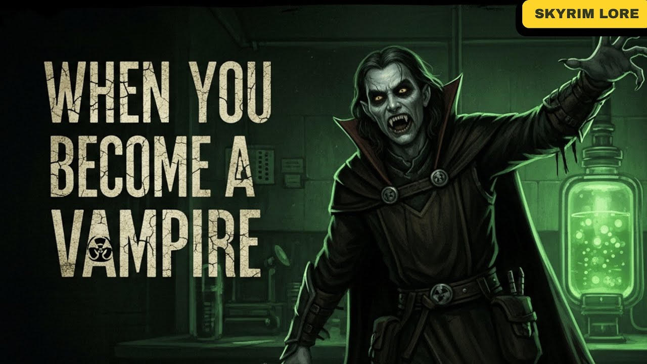 What REALLY Happens When You Become a Vampire in Skyrim Lore