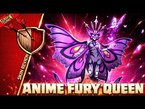 🏯Anime Fury Queen Skin Review | June 2026 | Clash of Clans | Clashflict 🔥🏹