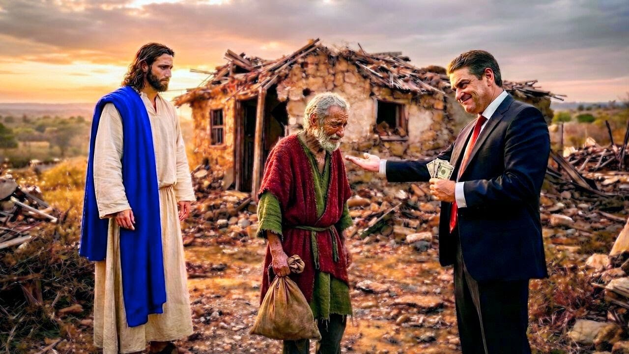 UN BANQUERO LE QUITÓ A UN ANCIANO HASTA EL ÚLTIMO CENTAVO…PERO JESÚS DIJO: “CONOCERÉIS LA VERDAD…”