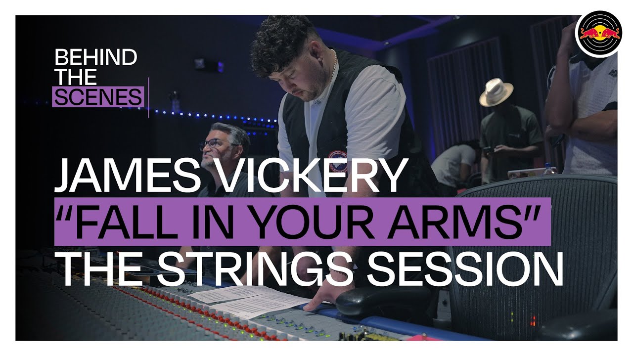 Behind the Scenes: James Vickery "Fall In Your Arms" Strings Session at Red Bull Studios