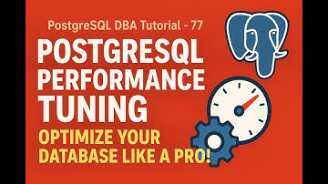 PostgreSQL-prestatieoptimalisatie | Optimaliseer uw database als een professional! #postgresql #p...