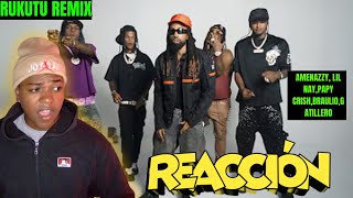 Tito flow, amenazzy, papy crish , braulio, lil nay, gatillero - RUKUTU REMIX - reaccion