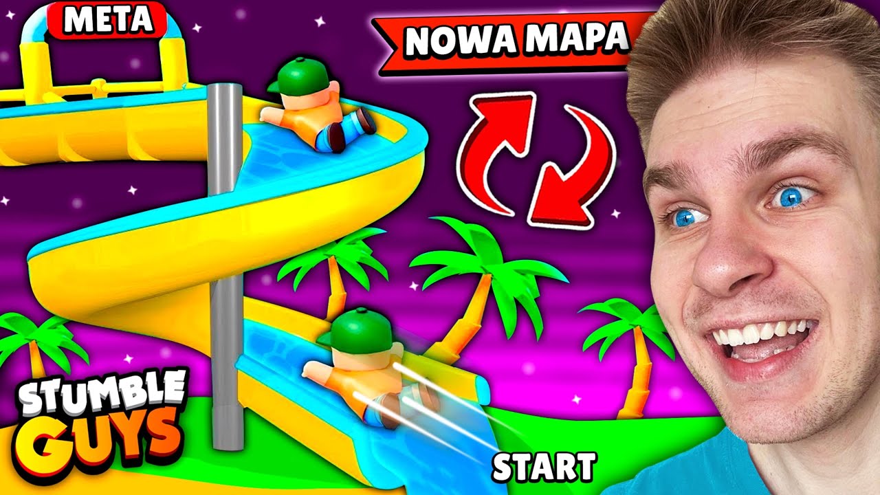 NIGDY NIE GRAJ ⚠️ na TEJ *NOWEJ* MAPIE (na ODWRÓT) 🔄 bo STANIE SIĘ TO… ✅ w Stumble Guys! 😱