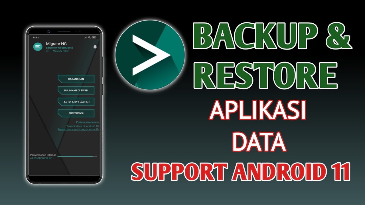 Cara Mudah Backup Restore Data Aplikasi Game Pakai Migrate 4 0 Support Android 11 Youtube