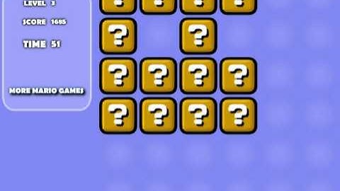 Mario Bros Memory Game - Flash Game
