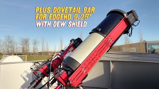 PLUS dovetail bar for EdgeHD 9,25 with dew shield, GIOTTO flat field generator and ALTO cover motor
