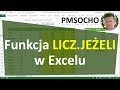 Excel  funkcja liczjeeli