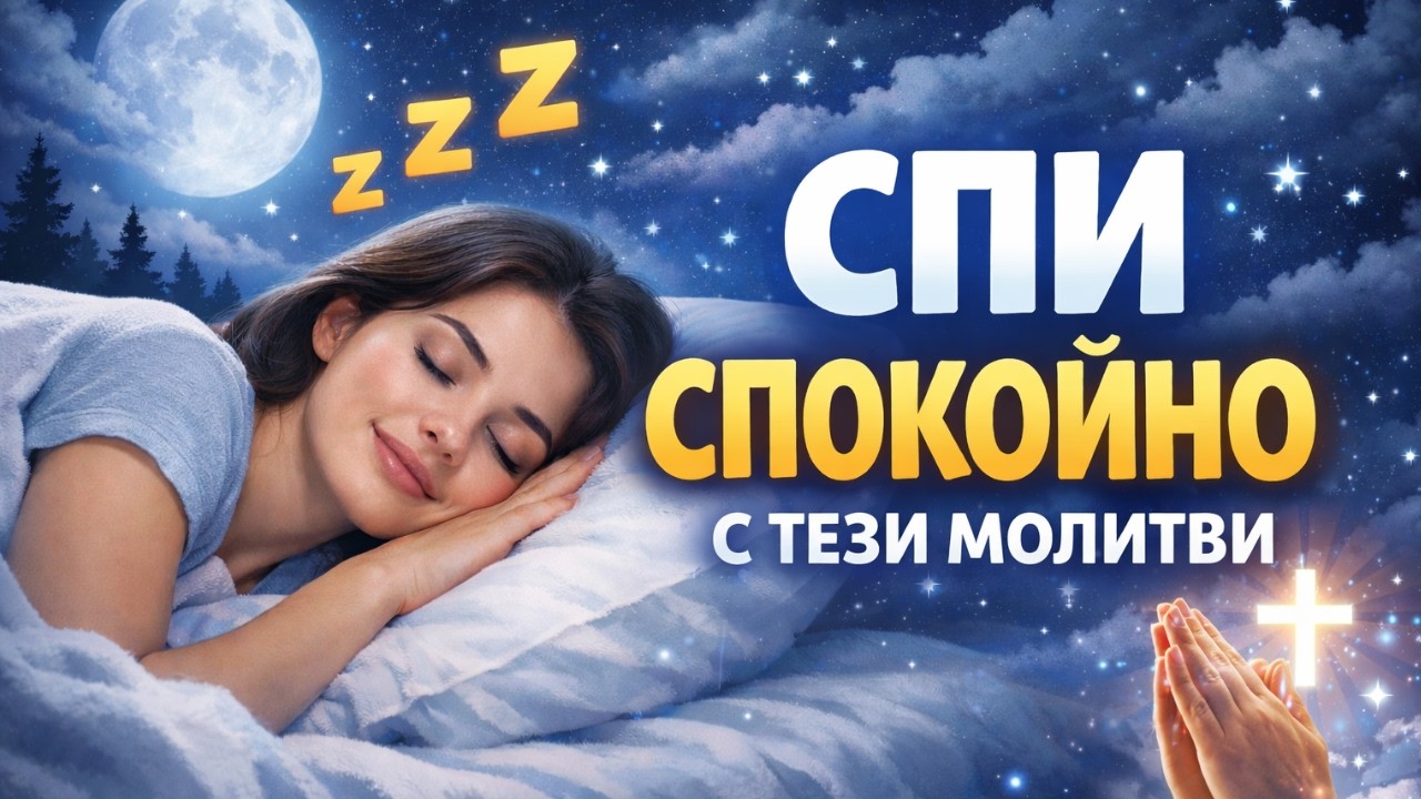 Спи спокойно с тези молитви