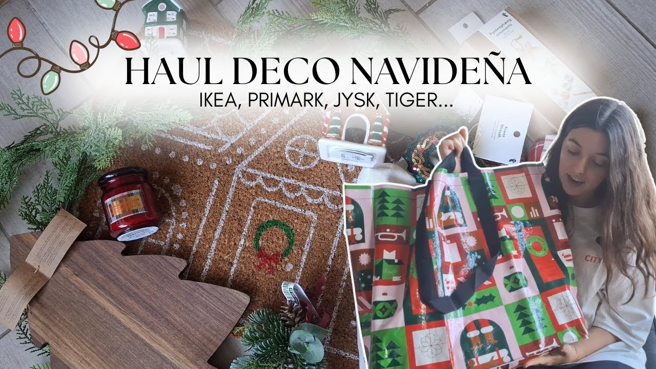 HAUL DECO NAVIDAD | Ikea, Primark, Jysk, Tiger...
