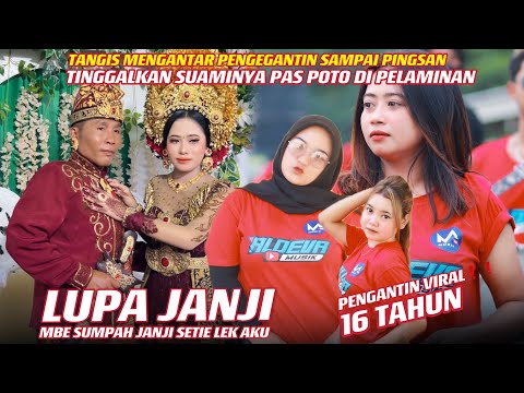 Pengantin yang lagi viral beda usia~aolina mencoba lantunkan lawasan Sasak lupa janji trend tiktok