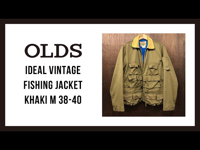 Ideal Vintage Fishing Jacket Khaki M 38-40｜イディール 社