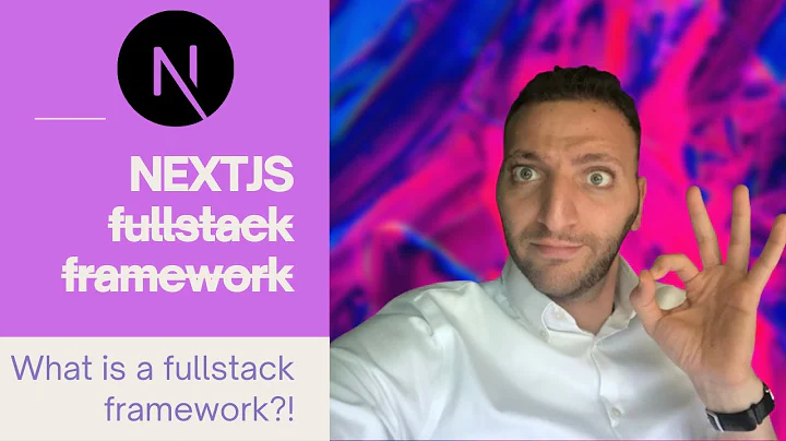 NextJS is not a fullstack framework - Here is what is