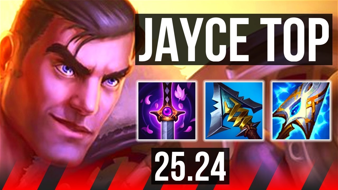 JAYCE vs GAREN (TOP) | 63K damage | KR Master | 25.24