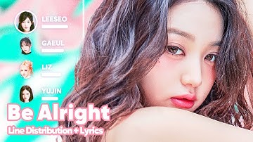 Thumbnail of IVE - Be Alright (Line Distribution + Lyrics Karaoke) PATREON REQUESTED