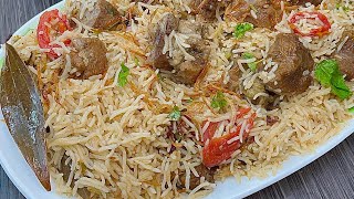 Eid Special Mutton Pulao | Degi Style White Mutton Pulao | Khushbudar Yakhni Pulao | Azeen Foods